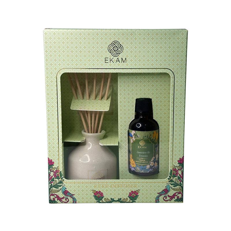 EKAM Jasmine & Freesia Reed Diffuser Set