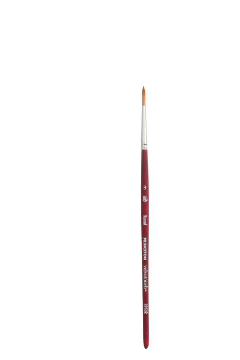 Princeton Velvetouch Synthetic Round Short Handle Brush - 3950 Series