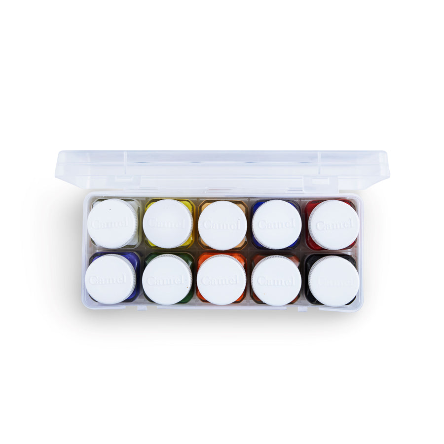 Camel Acrylic Colours Sets Of 10 (15ml)