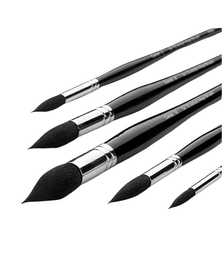 Camel - Artist Mop Brushes - 73 Series (Set of 5 brushes)
