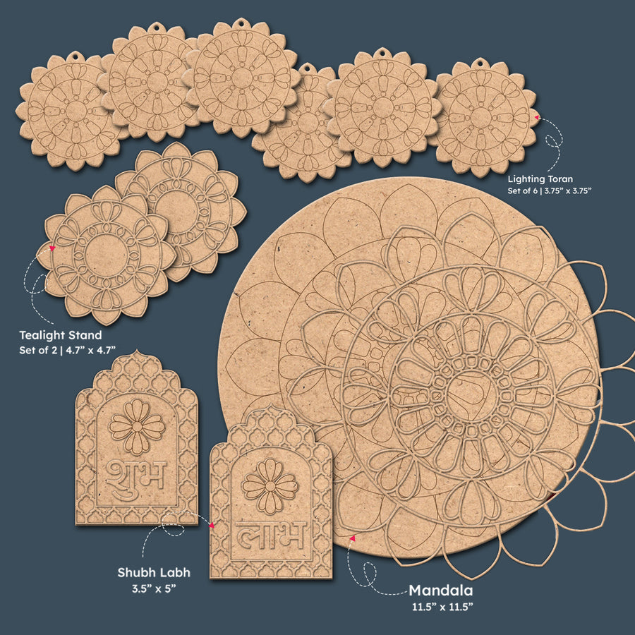 iCraft DIY Traditional Mandala Art Kit