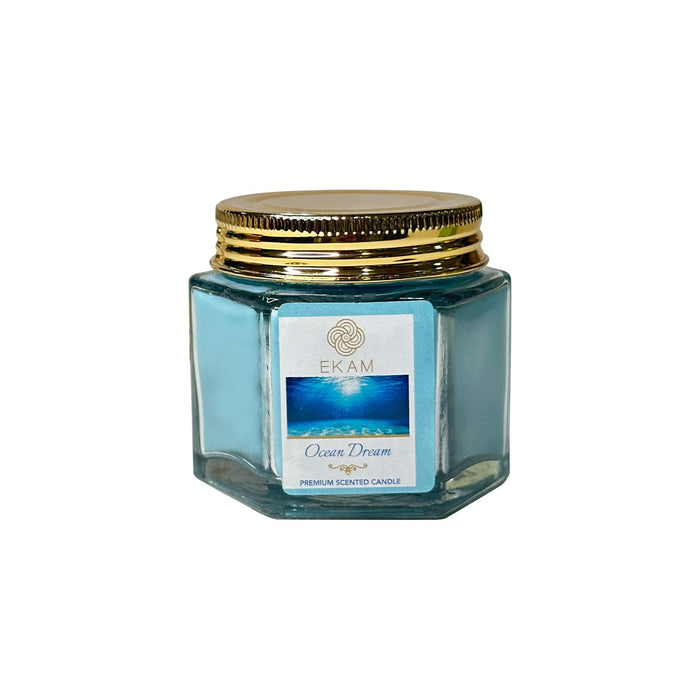 Ekam Ocean Dream Hexa Jar Scented Candle