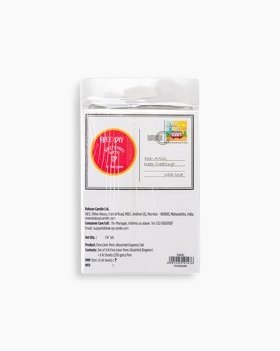 Camel Fine Liner Pens – Set of 6