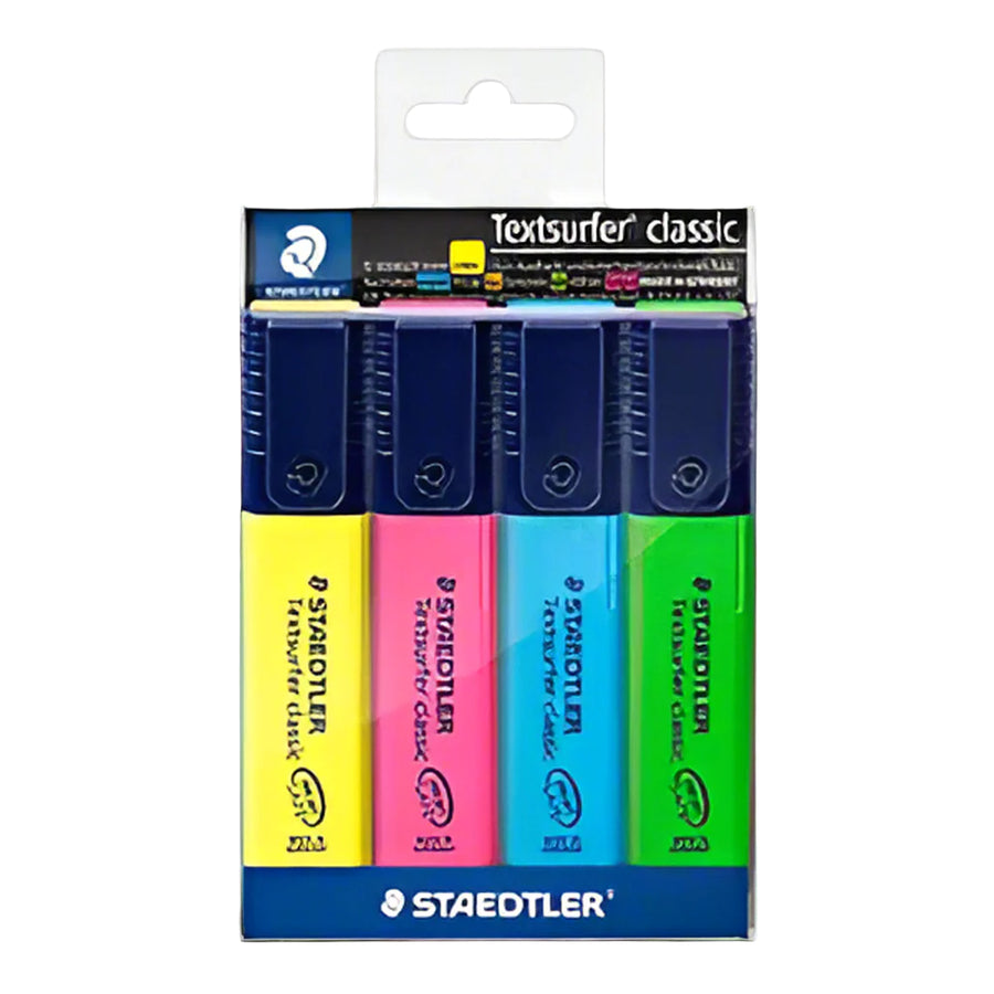 Staedtler Textsurfer Classic Highlighter Pen Set Of 4