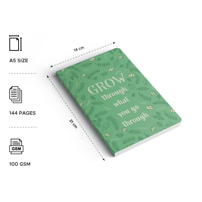 FACTOR NOTES A5 Plain Notebook – Grow