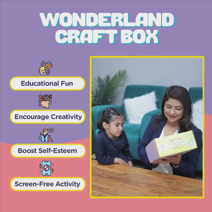 Kalakaram Wonderland Craft Box | Ultimate DIY Art & Craft Kit