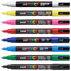 Uni POSCA 3M Paint Markers - Set of 8