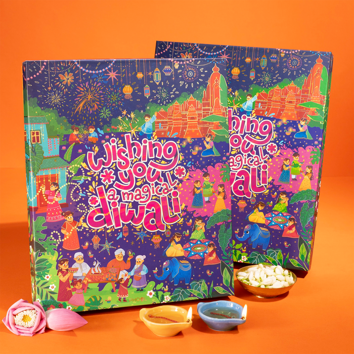 PHOOL Diwali Dazzle Gift Box – 13 Auspicious Festive Inclusions