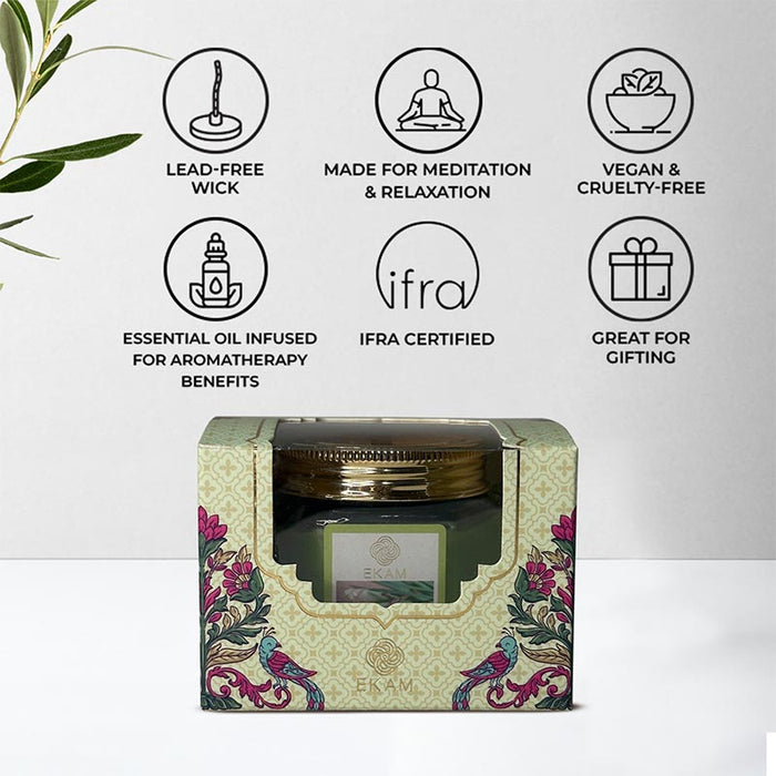 Ekam Lemongrass Hexa Jar Scented Candle