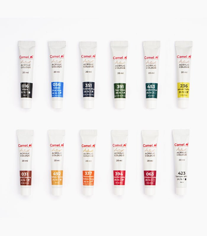 Camel - Artists' Acrylic Colour Sets (20ml)