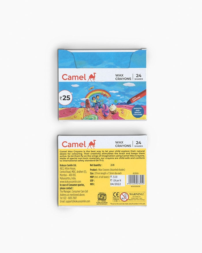 Camel - Wax Crayons (24 Shades)