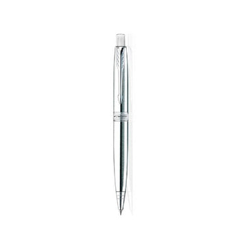 parker-aster-shiny-chrome-ct-ballpoint-pen-open-view