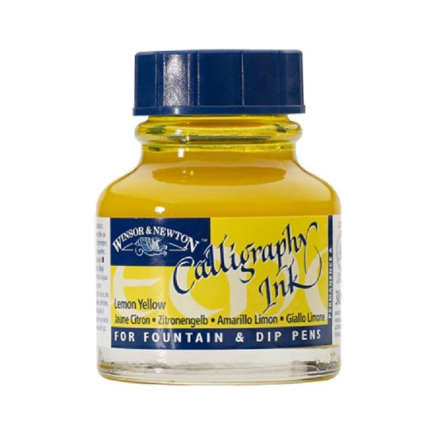 Winsor & Newton Calligraphy Ink (30ml) - Lemon Yellow