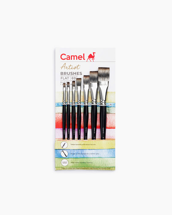 Camel - Artist Flat Brushes - Series 69 (Set of 7 brushes)