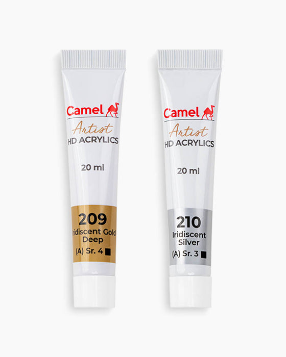 Camel Artist HD Acrylic Colours – Set of 14 (20 ml Tubes)