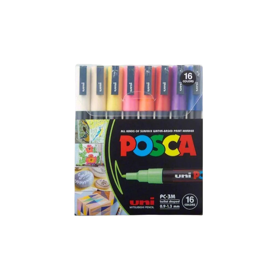 Uni Posca 3M Paint Marker Set of 16