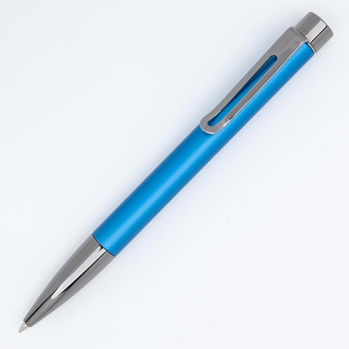 Monteverde Ritma Ball Pen – Blue with Gunmetal Trim
