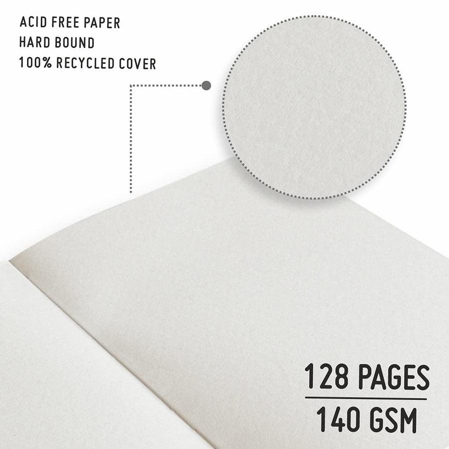 Anupam - Sketche Earth Edition Square Sketch Book 140GSM