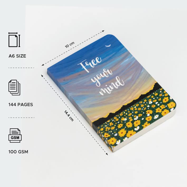 Factor Notes Free Your Mind A6 Pocket Notebook