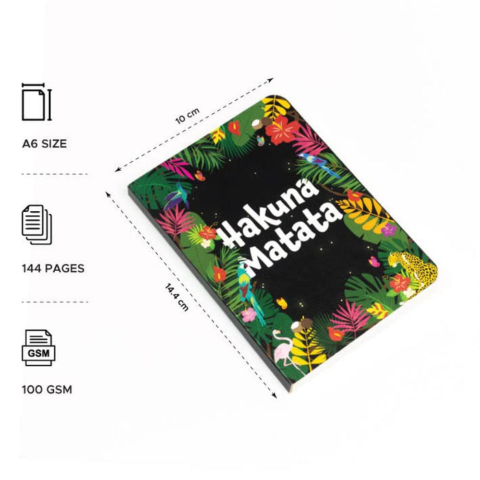 Factor Notes A6 Ruled Pocket Notebook – Hakuna Matata