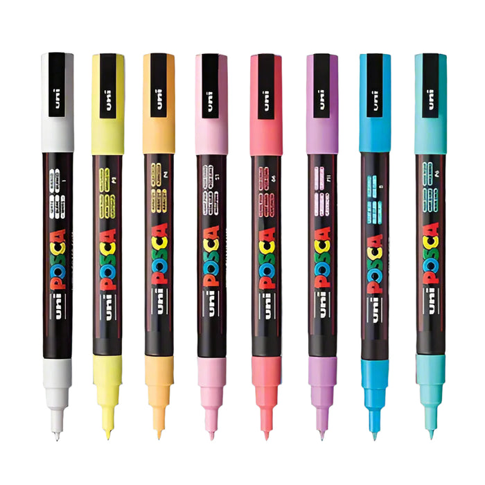Uni Posca 3M Paint Marker Set of 8
