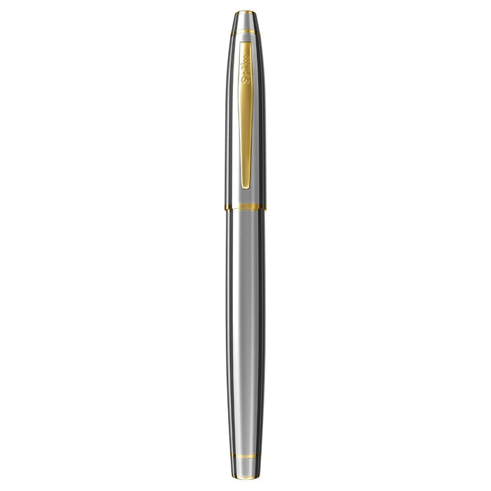 Scrikss Noble 35 Roller Pen – Gold & Chrome Finish