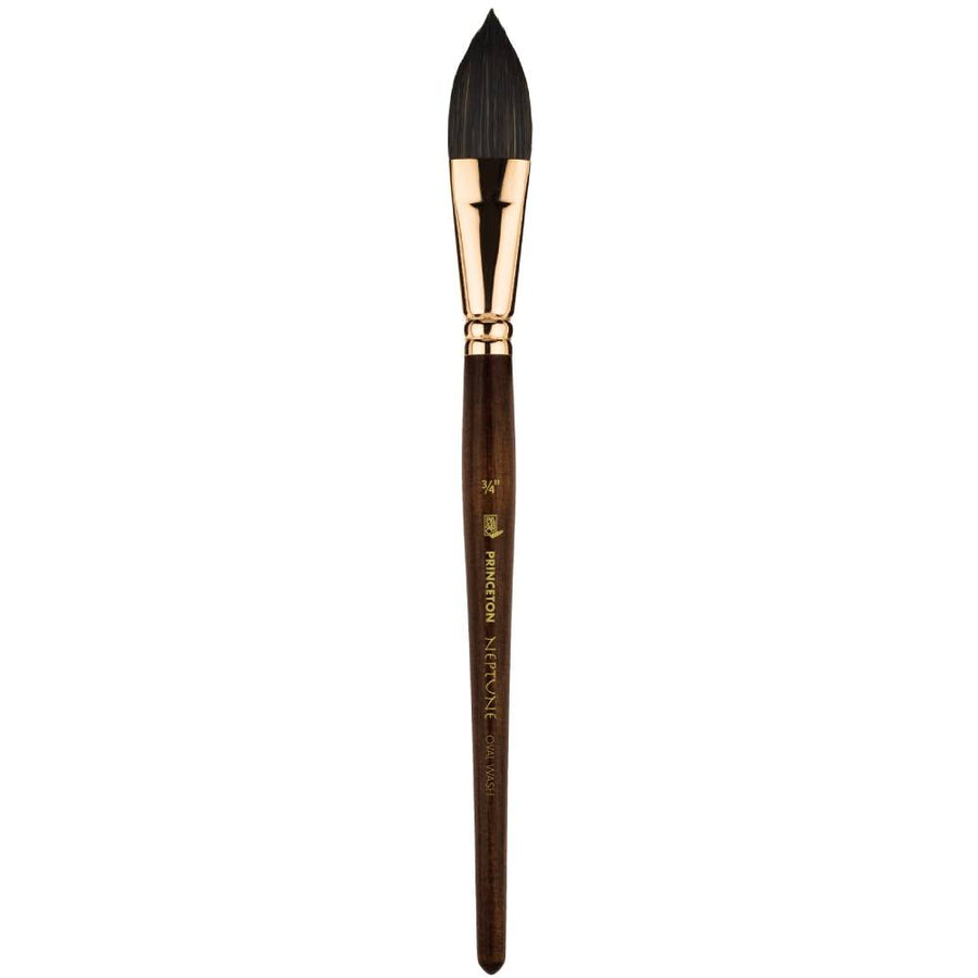 Princeton Neptune Short Handle Oval Wash Brush - 4750 Series