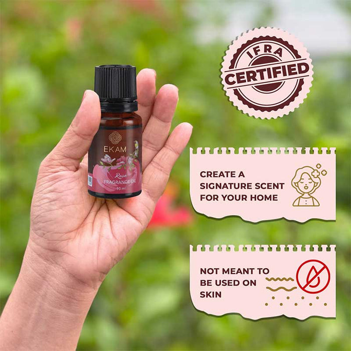 EKAM Rose Fragrance Oil – 10ml