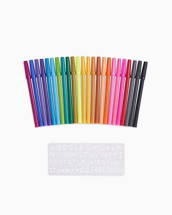 Camel - Sketch Pens (Pack of 12 Shades)