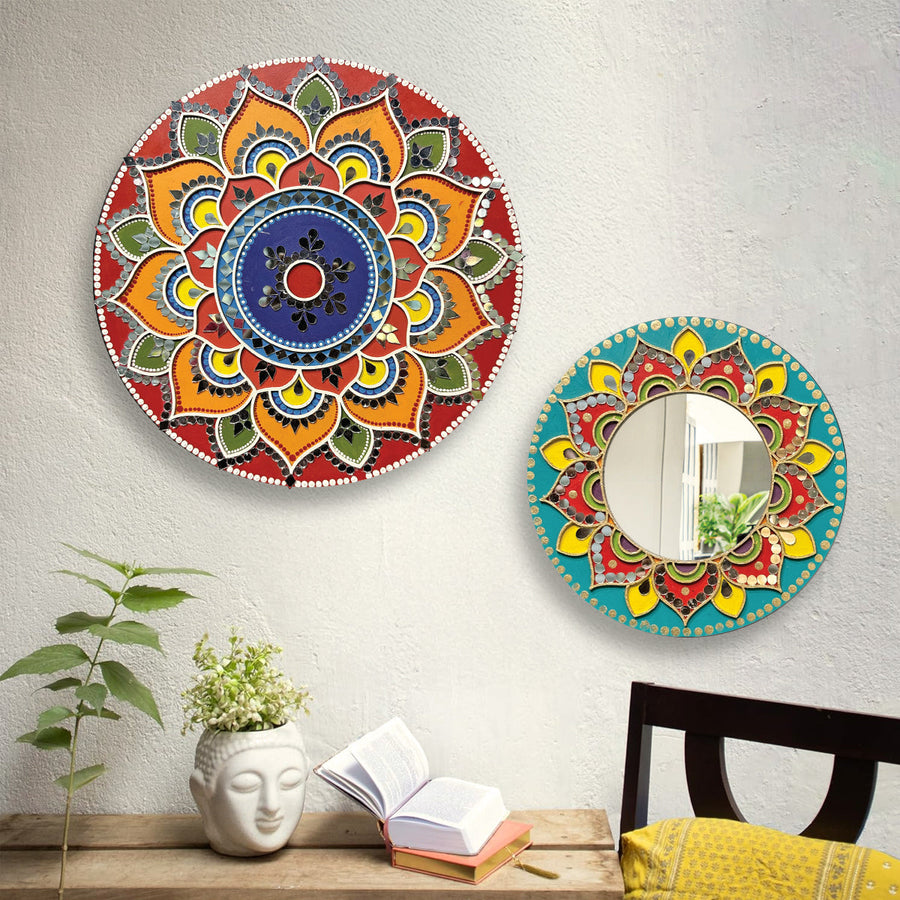 iCraft DIY Mandala Kit – Festive & Creative Home Decor Set (6-in-1)