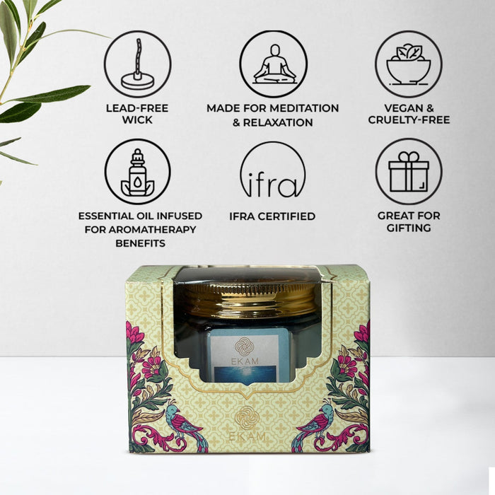 Ekam Ocean Dream Hexa Jar Scented Candle