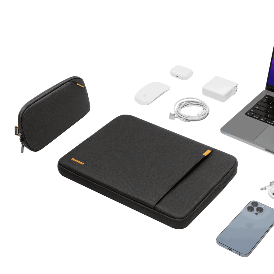 Tomtoc Defender - A13 Laptop Sleeve Kit 14 inch - Black