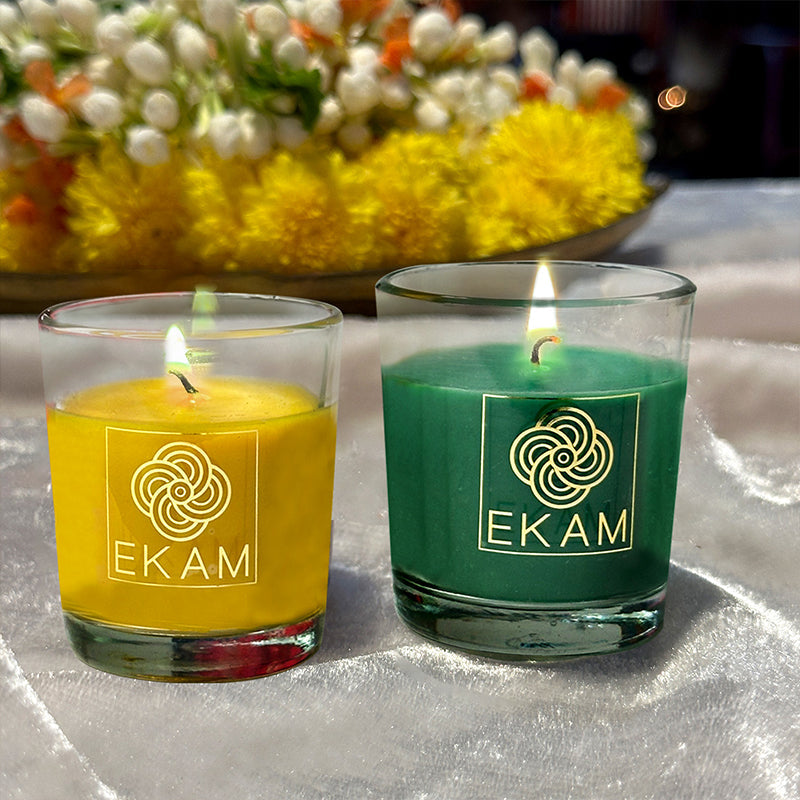 Ekam - 2 Pack Scented Candle Gift Box – Neroli & Nagachampa