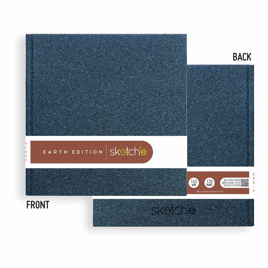 Anupam - Sketche Earth Edition Square Sketch Book 140GSM