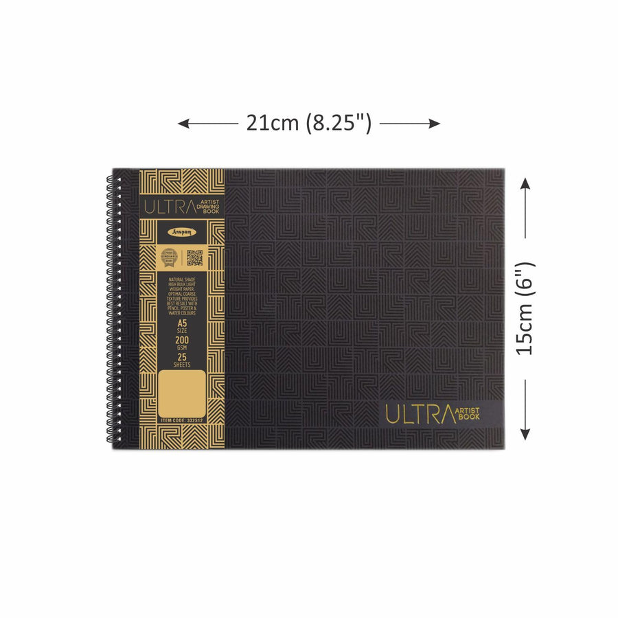 Anupam - Ultra Artist Drawing Book A5/200GSM