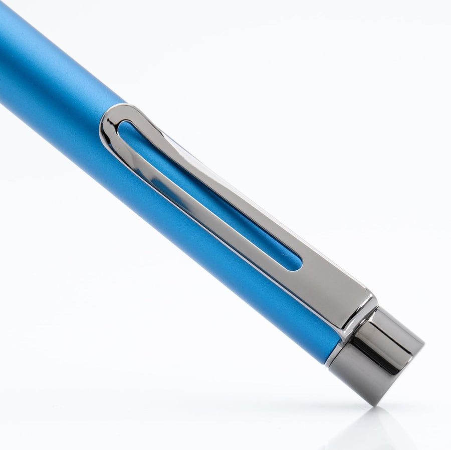 Monteverde Ritma Ball Pen – Blue with Gunmetal Trim