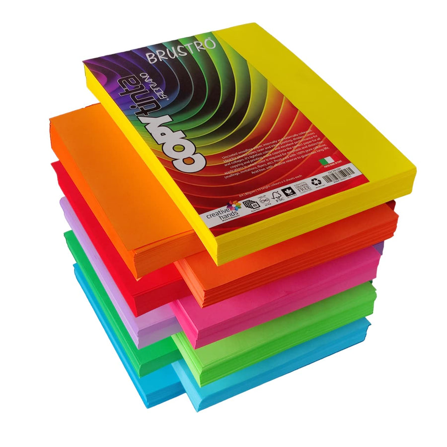 Brustro Fabriano Copy Tinta A4 Assorted Bright Colour