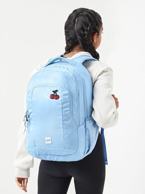 WIKI GIRL 2 Backpack 29.5 L - Cherry Light Blue
