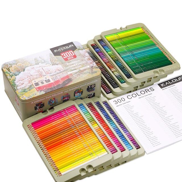 Kalour - Premium Colored Pencils Set of 300 pcs