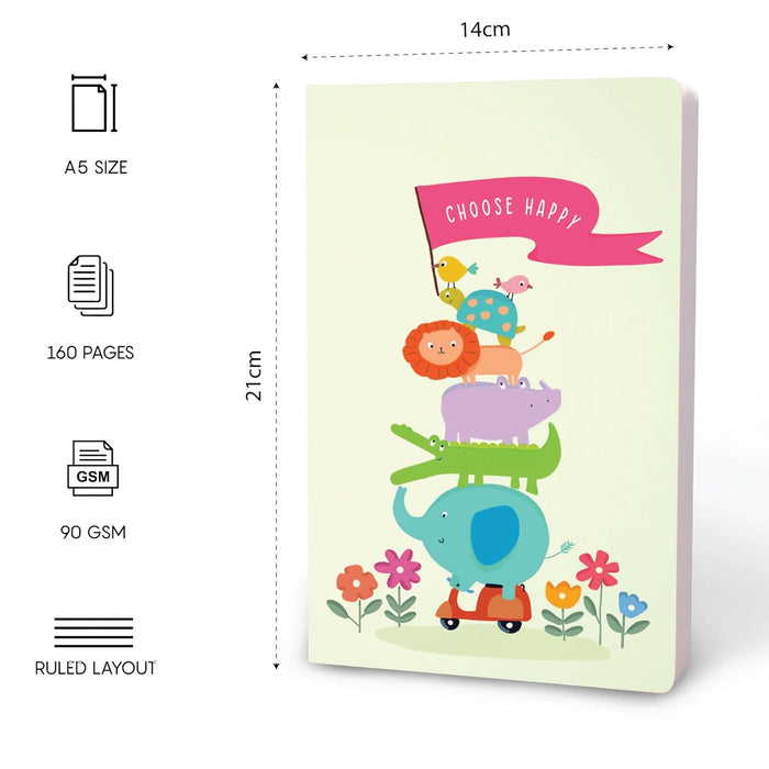 Factor Notes Pursuit Series Notebook - Choose Happy