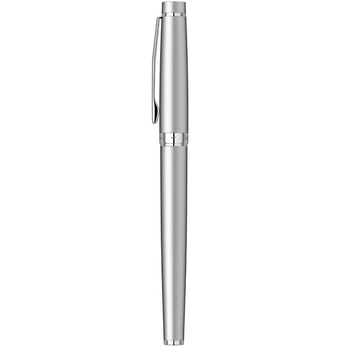 Scrikss Honor 38 Roller Pen – Matt Chrome with Chrome Trim (CT)