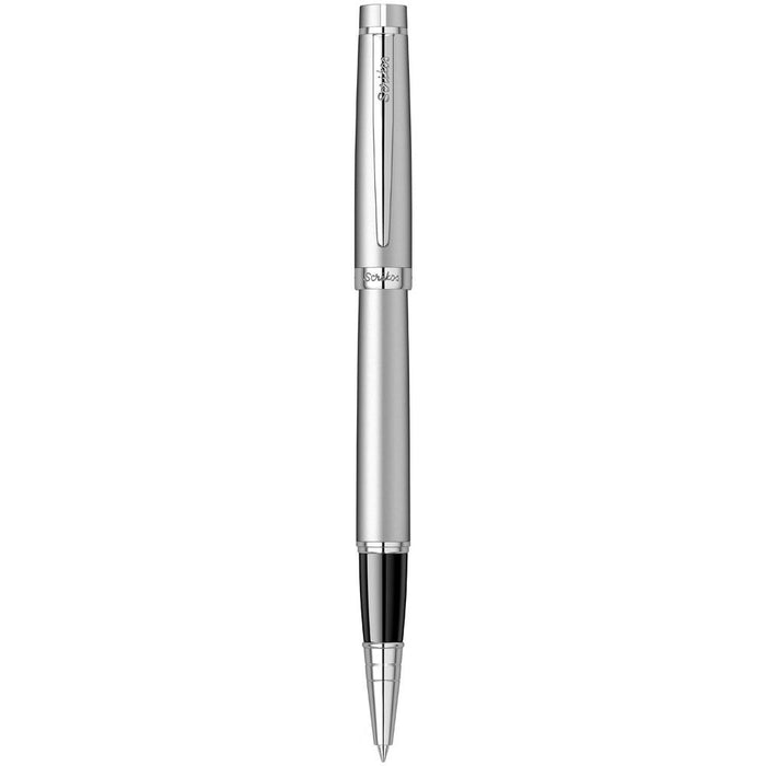 Scrikss Honor 38 Roller Pen – Matt Chrome with Chrome Trim (CT)