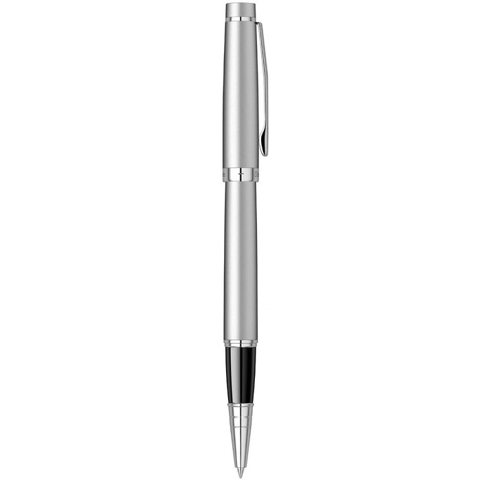 Scrikss Honor 38 Roller Pen – Matt Chrome with Chrome Trim (CT)