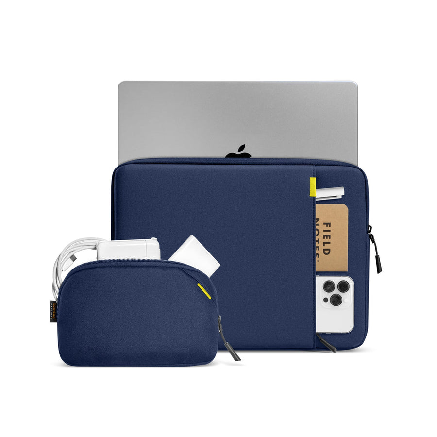 tomtoc Defender-A13 Laptop Sleeve Kit 16 Inch (40.64 cm) – Navy Blue