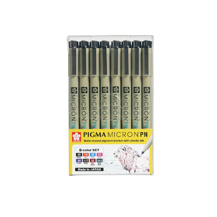 Sakura - Pigma Micron PN Pen (Set of 8)