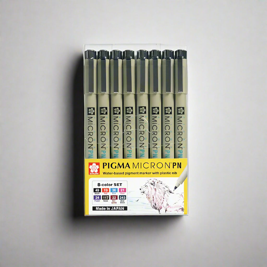 Sakura - Pigma Micron PN Pen (Set of 8)
