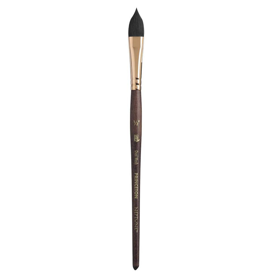 Princeton Neptune Short Handle Oval Wash Brush - 4750 Series