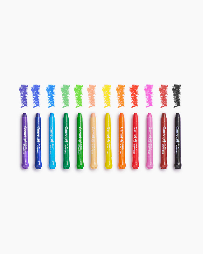 Camel - Silky Crayons Set 0f 12 Shades