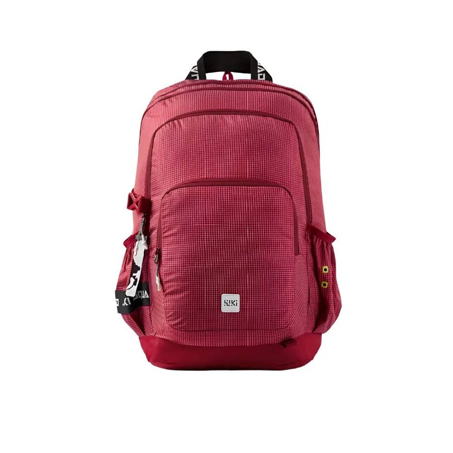 WIKI Squad 4 Laptop Backpack 40L - Grid Red