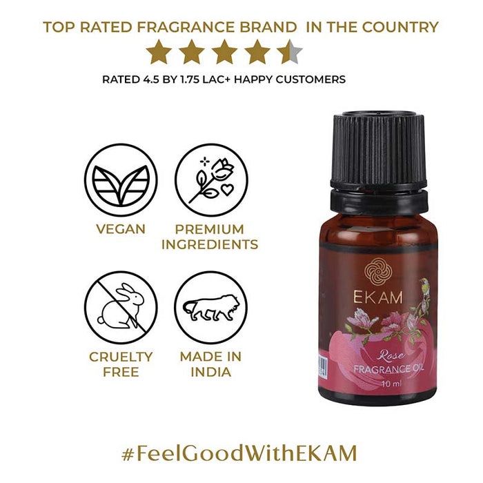 EKAM Rose Fragrance Oil – 10ml